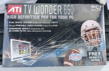 ATI 100-715331 PCI TV Wonder 650 High Definition Personal Video Recorder Sealed