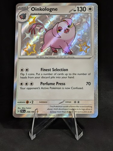 Pokemon Oinkologne 208/091 SV: Paldean Fates Holo NM