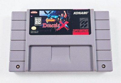CASTLEVANIA DRACULA X 1995 Authentic Super Nintendo SNES Clean Pins Tested