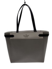 kate spade new york Stacy Color Block Laptop Tote Bag PVC GRY WKRU7098 From Japa