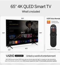 Vizio 65" inch QLED 4k Smart TV HDR Quantum VQD65R-10  Cyber Deal 