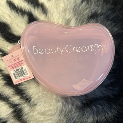 Beauty Creations make up bag Heart desing pink