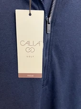 CALIA NWT Women's Relaxed Seamless 1/4 Zip Long Sleeve Top Dark Blue XL, NWT,