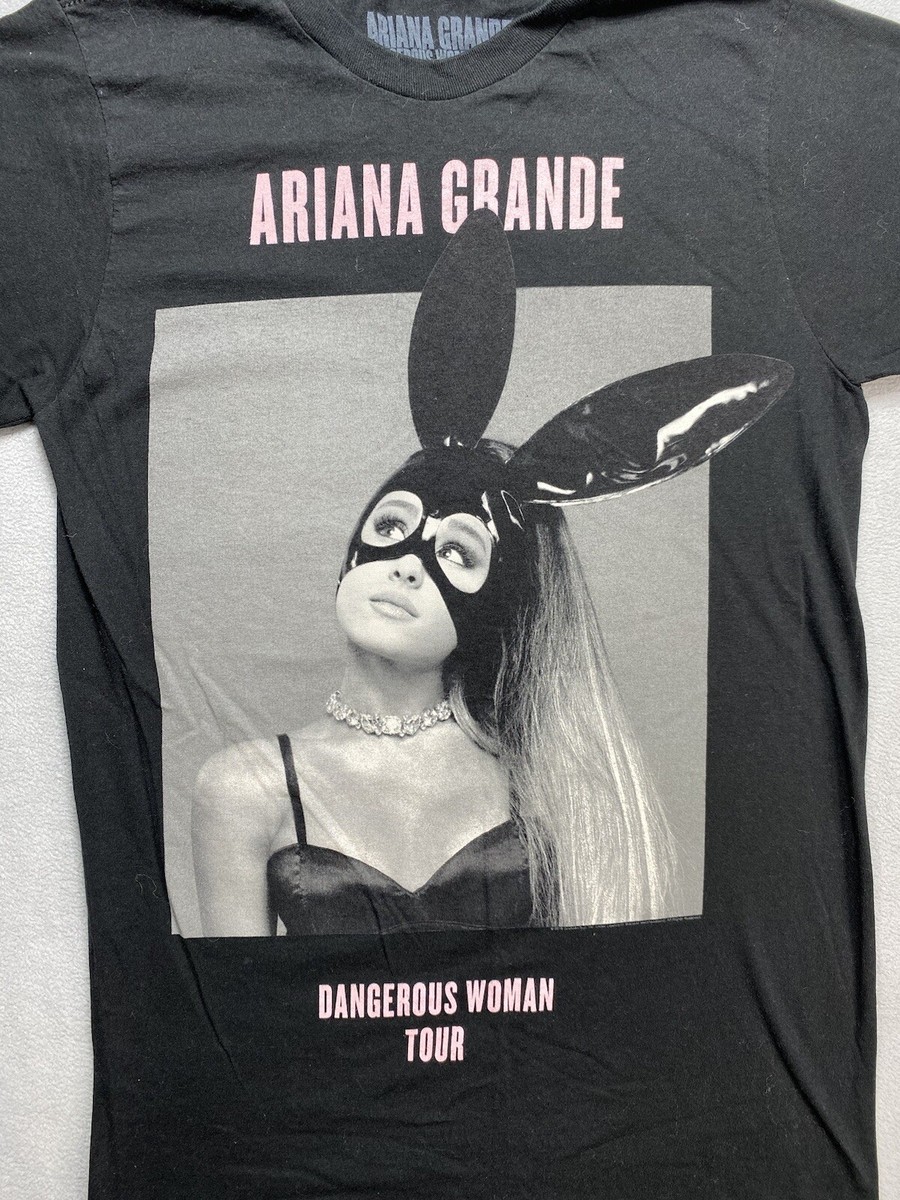 Ariana Grande 2017 Dangerous Woman Tour Sz Small Bunny Mask Black