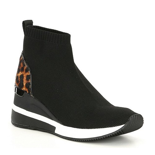 leopard print sneaker booties