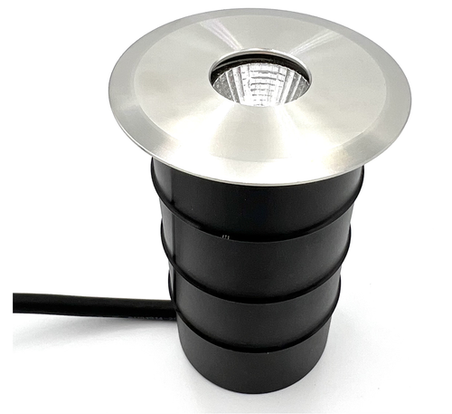 2X Plasstronics Underground uplight 12V 3W LED landscape 316 stainless steel - Picture 9 of 11