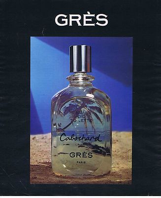 ADVERTISEMENT ADVERTISING 015 1975 GRES Eau de Toilette ''Cabochard''