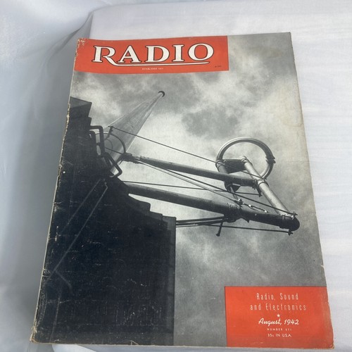 Vintage RADIO Magazine 1942 June July August Issues 269 270 271 1940s - Picture 6 of 8