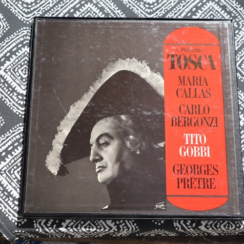 Puccini Tosca Maria Callas Bergonzi Pretre 2 LP SAN 149-0 Gold EMI FREE SHIP USA - Bild 4 von 4