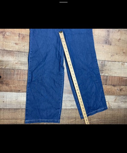 American Apparel Blue Denim Overalls New S Y2k - Picture 7 of 10