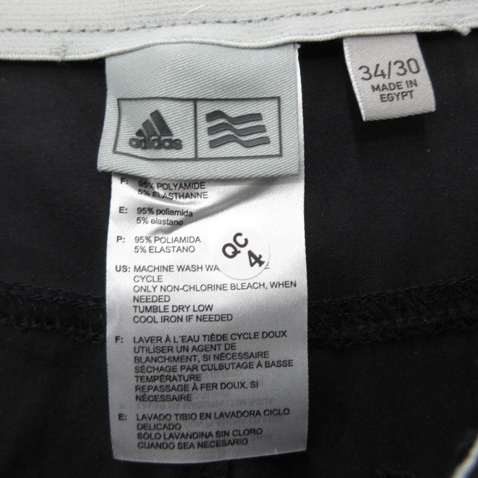 Calça Adidas Ultimate 365 Taper Performance Masculina 34x30 Preta Esportiva Ao Ar Livre - Imagem 2 de 4