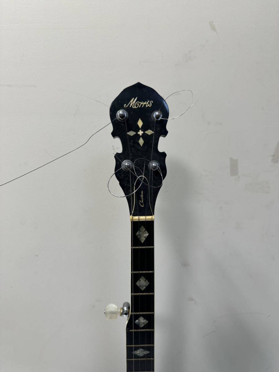 Morris バンジョー G-130 ケース付き Banjo Morris G-130 Snowflakes Inlay with Hard Case | eBay