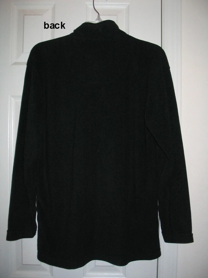 Mujer Mediano Joe Boxer Negro Polar Jersey Parte Superior Cremallera Frontal XCond Foto 3 de 3