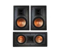 Klipsch R-5502-W II and Klipsch R-5800-W II (Pair) In-Wall Speaker - White