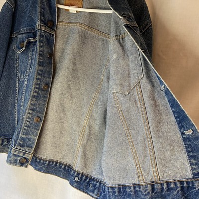 Levi’S 70505 0217 濃紺 44 ビックサイズ Levi's 70505 4th デニムジャケット 濃紺 70s サイズ44 BIGE直後