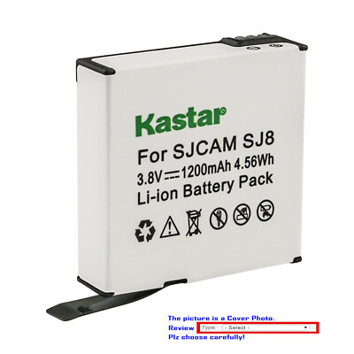 Kastar Replacement Battery Pack for SJCAM SJ8 Star SJ 8 SJCAM SJ8B Battery