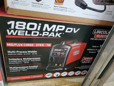 Lincoln WELD PAK 180i MP Multiprocess Portable Welder - K5257-1