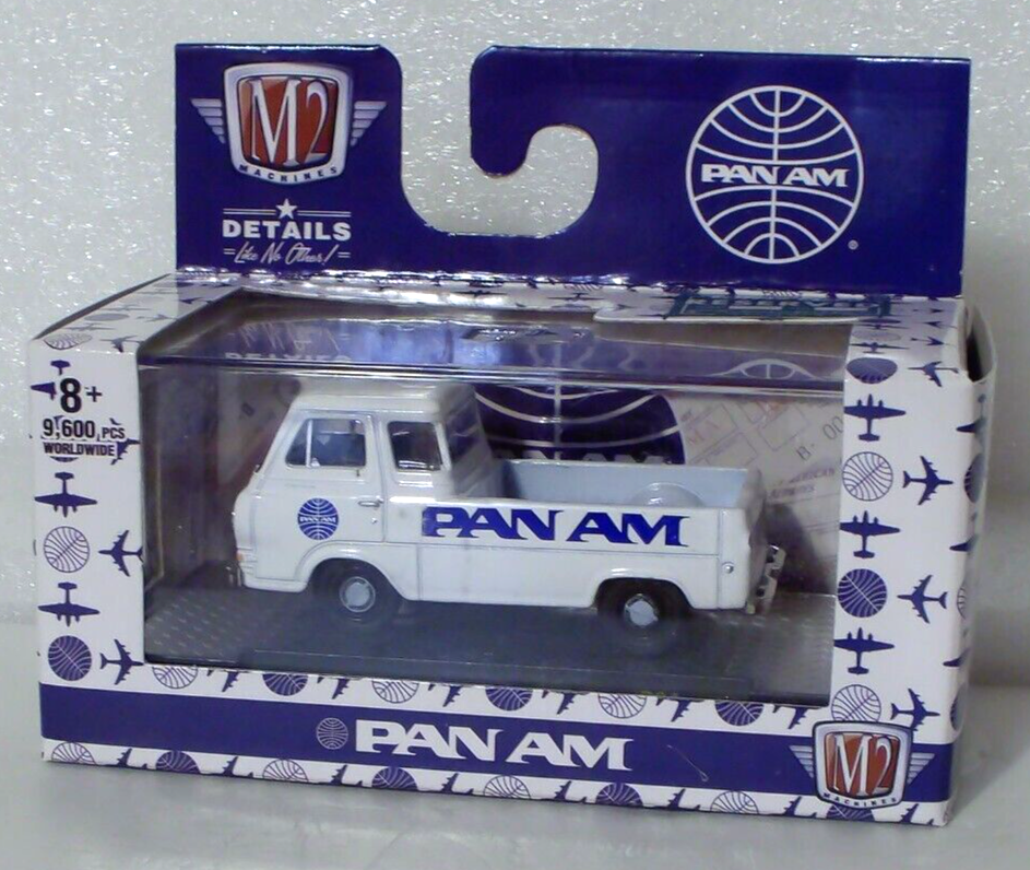 M2 Machines Pan Am 1965 Ford Econoline Truck 1:64 Diecast