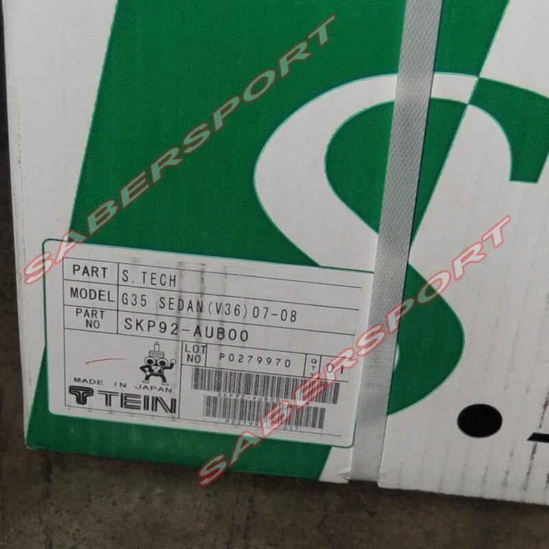 Juego de resortes reductores Tein S.Tech para Infiniti G35 G37 Q40 2007-2015 sedán 2x2 Foto 2 de 4