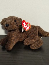 TY Beanie Baby - "Fetcher the Dog" - 2000 Retired Plush Toy