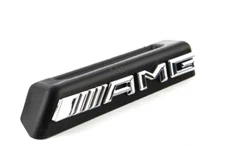 Gloss Chrome Silver AMG Front Grille Mesh Badge Mercedes Benz A C CLA Emblem