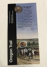 Oregon Trail National Historic Trail Park Unigrid NEWESTVERSION Brochure Map NPS