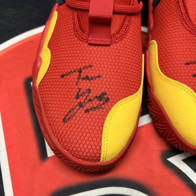 Trae Young Autographed Signed Atlanta Hawks Adidas Trae 1s Shoes
