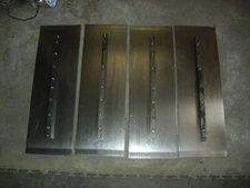 4 Wagman WX618 F Replacement Power Trowel Finishing Blades 6"X18" bar mount