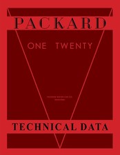 1935 - 1936 Packard One Twenty Repair Shop Manual 1935 - 1936 Packard One Twenty Repair Shop Manual