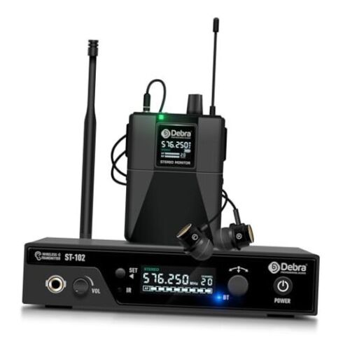  PRO ST-102 UHF Stereo Wireless in Ear Monitor 1 Bodypack with Transmitter - Picture 1 of 7
