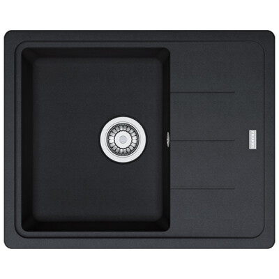 Franke Spüle BASIS BFG 611-62 ONYX mit Excenterbedienung / Fragranit Küchenspüle