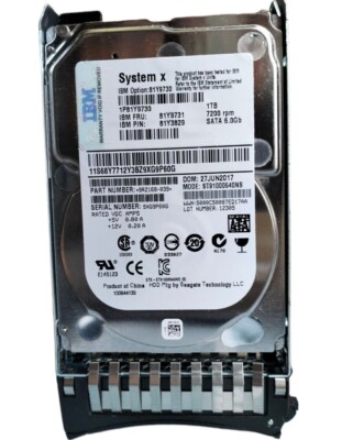 IBM 81y9730?1?TB 2.5インチ内蔵ハードドライブ、SATA???7200?rpm???ホットスワップ対応???小売 Amazon.com: IBM 1TB 7.2K 6GBPS NL SATA 2.5-Inch SFF HS Hard
