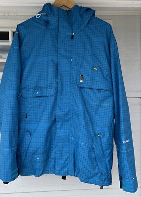 Billabong Snowboard Aved Point Dry Full Seam Seal Small Blue W/hood