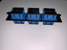 Fiber Optic SCUPC Singlemode 12 Port Adapter Panel SC Duplex - LGX Style Plate