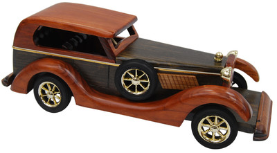 large wooden car
