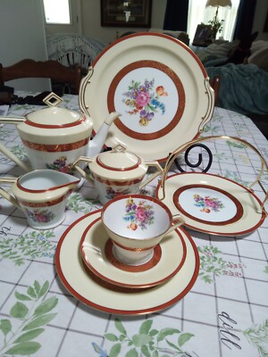 Noritake Service for 4 Tea Set - 20 Pieces Vintage Rare
