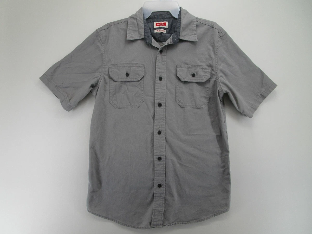 Wrangler comfort flex shirt clearance short sleeve