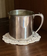 Antique Silver Christening Mug