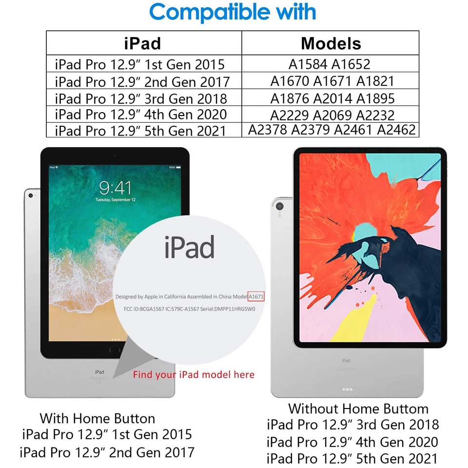 Screen Protector Compatible with iPad Pro 12.9" 1st/2nd/3rd/4th/5th Generation - Image 3 of 4