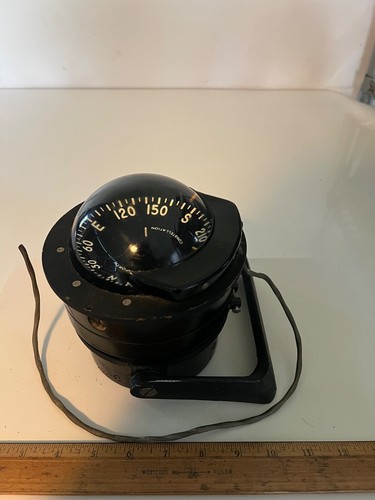 VINTAGE DANFORTH CONSTELLATION 6" MARINE BOAT COMPASS - 第 2/10 張圖片