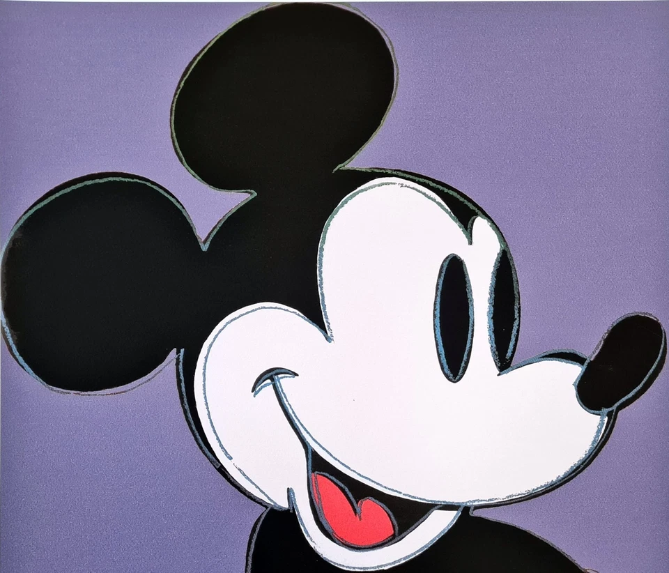 ANDY WARHOL * Mickey Mouse * lithograph * 50x50 cm*limited # xx/500 CMOA signed - Bild 3 von 4