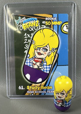 Mighty Beanz 61 Study Bean 2003 Series 2 Moose Entertainment with Card