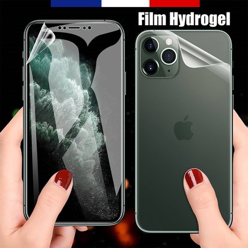 Film Hydrogel AVANT / ARRIÈRE iPhone 16 15 14 SE 13 12 Mini 11 Pro X Max 8 7 + - 第 1/12 張圖片