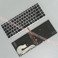 US Backlit Silver Keyboard for HP Elitebook 840 G5/840 G6/846 G5/846 L14378-001