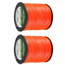 2 Pack String Trimmer Line 1300ft 5lb .095 Square Commercial Weed Eater String