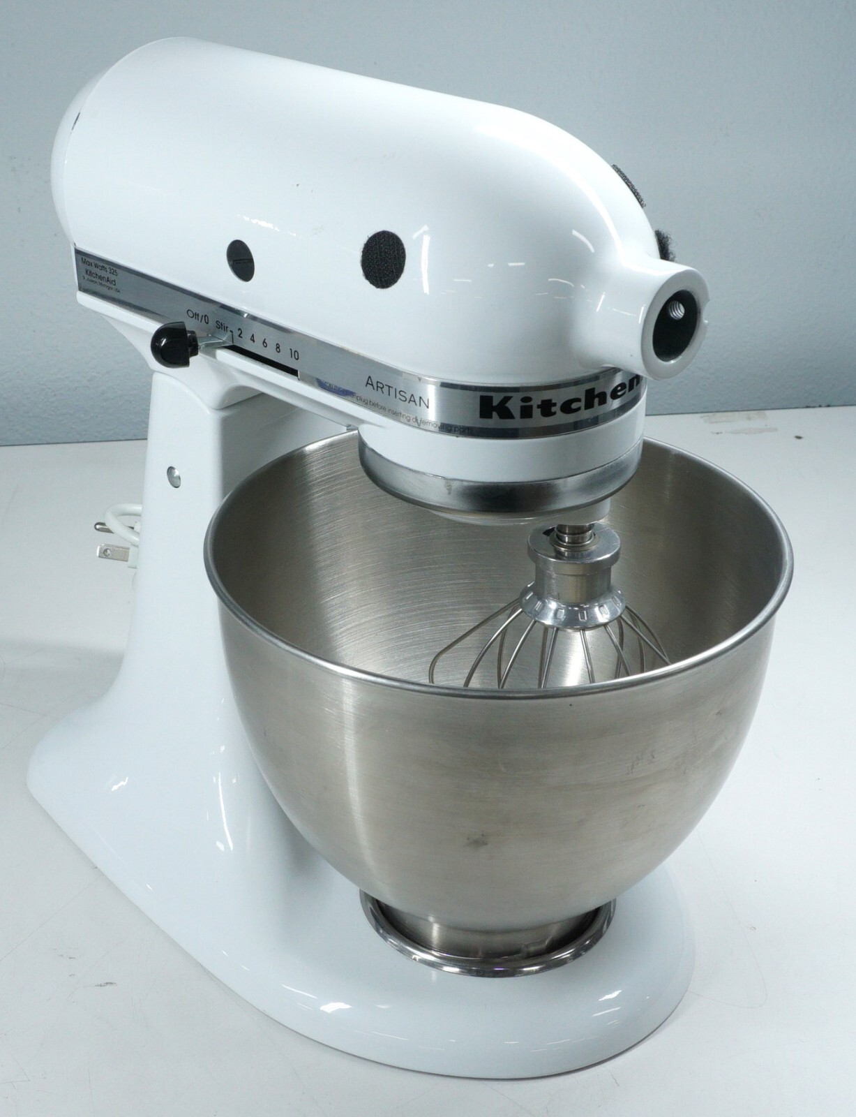KitchenAid 5 Quart Artisan Stand Mixer KSM150PSWH White eBay