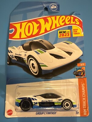 Hot Wheels - Group C Fantasy - HW Track Champs 3/5 - New for 2023 - Mint/NrMint Ships Bubble Wrapped in a Box