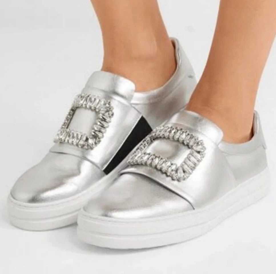 新品 Roger Vivier Sneaky Viv' 35サイズ シルクサテン | www