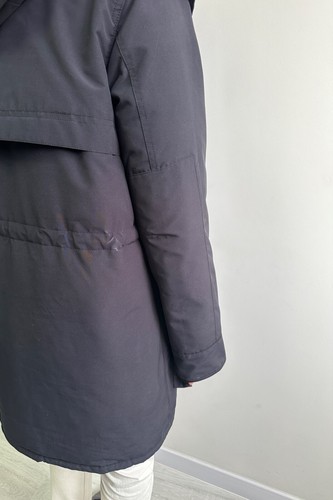 Women's CANADA GOOSE Gabriola Parka Down Puffer Jacket Coat Hooded Navy Size M - Picture 23 of 24