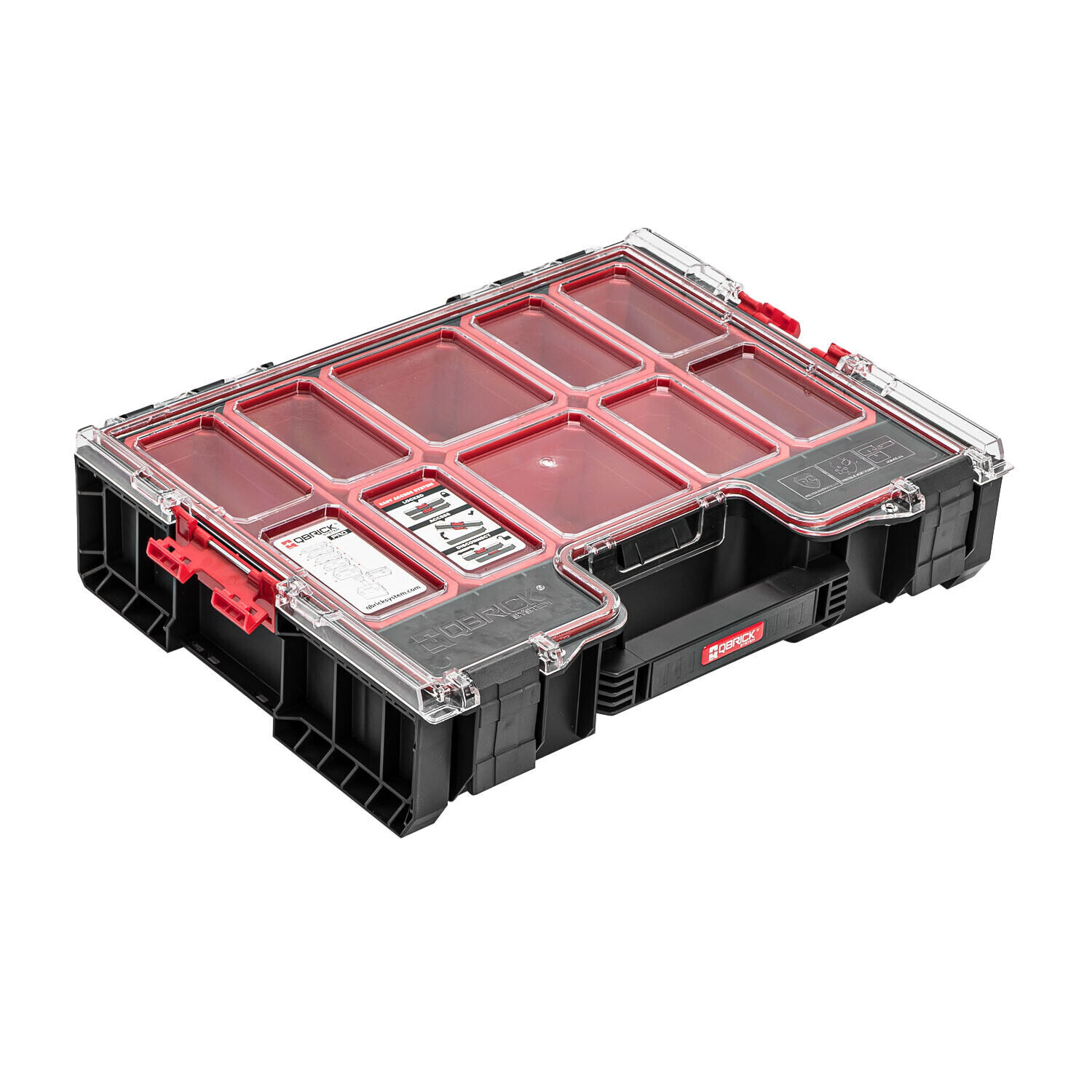 Valigetta portautensili Box QBRICK PRO Organizer 300 Nero 450x110x360 mm